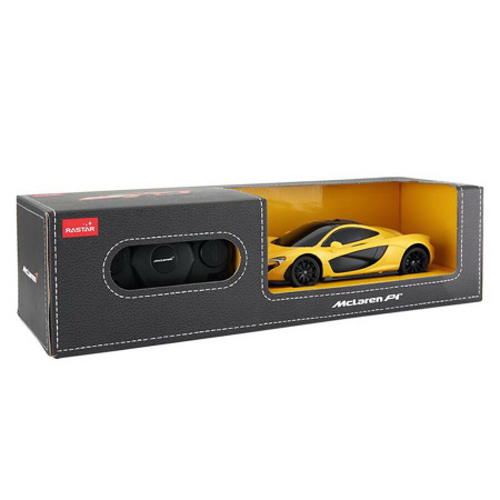 Mașinuțe cu telecomandă - MASINA CU TELECOMANDA MCLAREN P1  GALBEN SCARA 1 LA 24