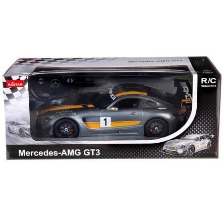 Mașinuțe cu telecomandă - MASINA CU TELECOMANDA MERCEDES-AMG GT3  SCARA 1 LA 14