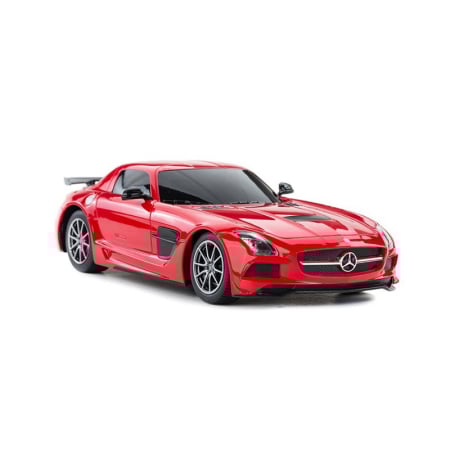 MASINA CU TELECOMANDA MERCEDES-BENZ SLS AMG ROSU CU SCARA 1 LA 18 [1]