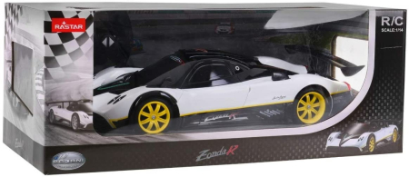 MASINA CU TELECOMANDA PAGANI ZONDA R ALB CU SCARA 1 LA 14 [1]