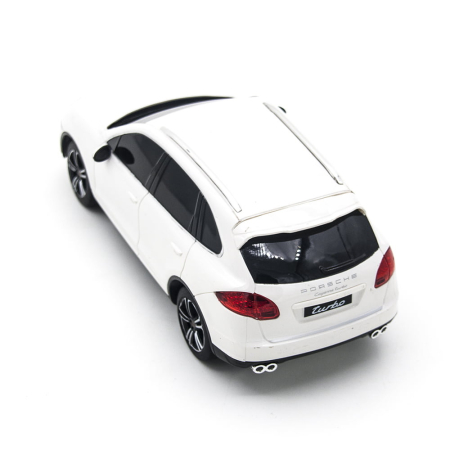 MASINA CU TELECOMANDA PORSCHE CAYENNE TURBO ALB CU SCARA 1 LA 24 [5]