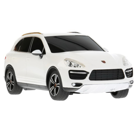MASINA CU TELECOMANDA PORSCHE CAYENNE TURBO ALB CU SCARA 1 LA 24 [3]