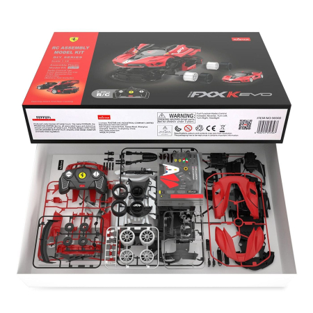 MASINUTA CONSTRUIBILA CU TELECOMANDA FERRARI FXXK EVO SCARA 1 LA 18 [10]