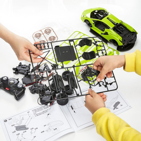 MASINUTA CONSTRUIBILA CU TELECOMANDA LAMBORGHINI SIAN FKP 37 SCARA 1 LA 18 [7]