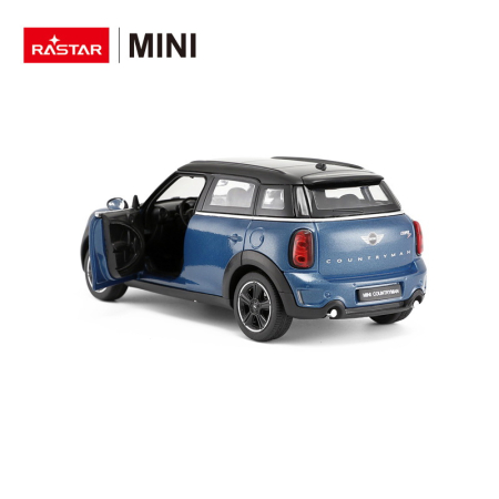 MASINUTA METALICA MINICOOPER ALBASTRU SCARA 1 LA 24 [2]