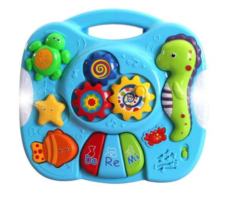 Masuta multifunctionala 2 in 1 Activitati Bebe [2]