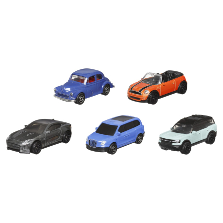 MATCHBOX SET 5 MASINUTE METALICE MBX BRITISH ROADWAYS SCARA 1:64 [1]