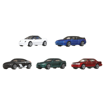 MATCHBOX SET 5 MASINUTE METALICE MBX JAPAN CRUISERS II SCARA 1:64 [2]