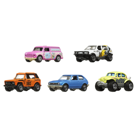 MATCHBOX SET 5 MASINUTE METALICE MBX RETRO SCARA 1 LA 64 [1]