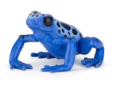 Figurine cu eroi și personaje - PAPO FIGURINA BROSCUTA OTRAVITOARE ALBASTRA