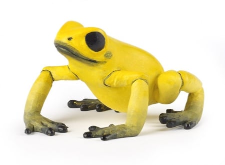 Figurine cu eroi și personaje - PAPO FIGURINA BROSCUTA OTRAVITOARE GALBENA