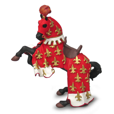 Figurine cu eroi și personaje - PAPO FIGURINA CALUL PRINTULUI FILIP ROSU