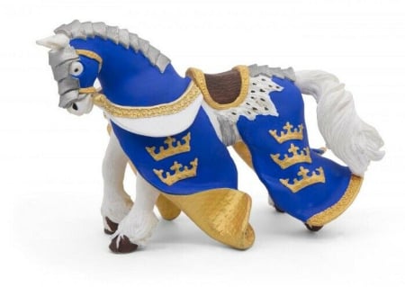 Figurine cu eroi și personaje - PAPO FIGURINA CALUL REGELUI ARTHUR ALBASTRU