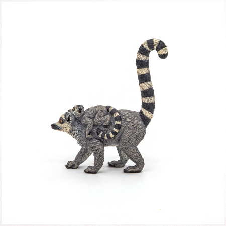 PAPO FIGURINA LEMUR CU PUI [4]