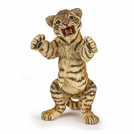 Figurine cu eroi și personaje - PAPO FIGURINA PUI TIGRU RIDICAT