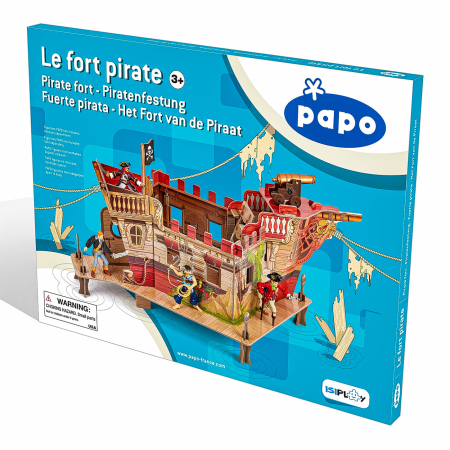 Figurine cu eroi și personaje - PAPO FIGURINA PUZZLE 3D CORABIE PIRATI