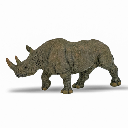 Figurine cu eroi și personaje - PAPO FIGURINA RINOCER NEGRU