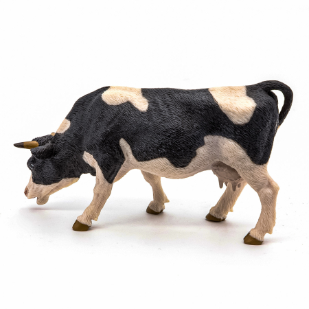 PAPO FIGURINA VACA ALB CU NEGRU [8]