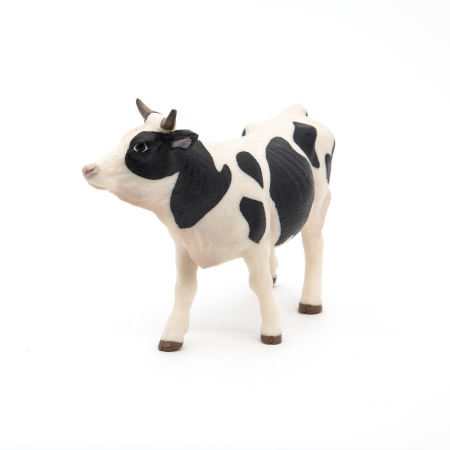 PAPO FIGURINA VACUTA CU BLANA ALBA SI NEAGRA [5]