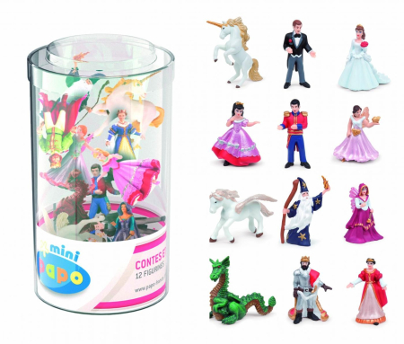Figurine cu eroi și personaje - PAPO FIGURINE SET LUMEA FERMECATA 12 PIESE