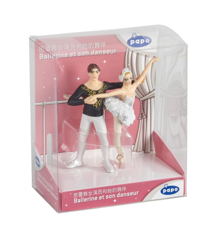 Figurine cu eroi și personaje - PAPO SET FIGURINE BALERINA SI PARTENERUL EI