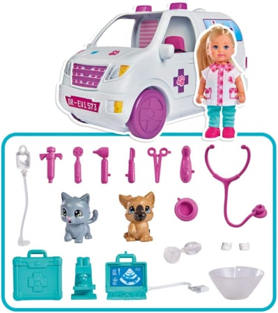 PAPUSA EVI VETERINAR CU RULOTA ACCESORIZATA [3]