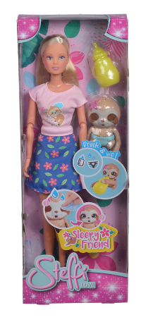 Păpuși și accesorii - PAPUSA STEFFI CU PRIETENUL SOMNOROS