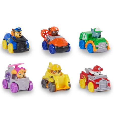 PATRULA CATELUSILOR PUP SQUAD RACERS PACHET CADOU 6 VEHICULE DE BAZA [3]