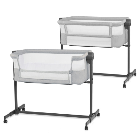 PATUT CO-SLEEPER KINDERKRAFT NESTEE UP 2, GRI DESCHIS [1]