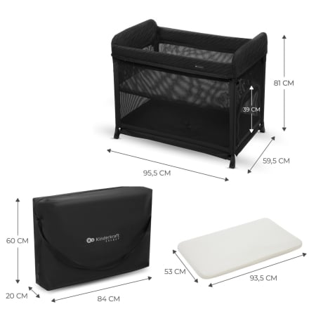 PATUT DE CALATORIE KINDERKRAFT MOON DREAM, BLACK [10]