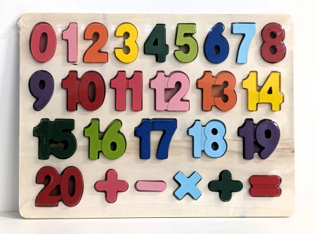 Placa de lemn  cu CIFRE [2]