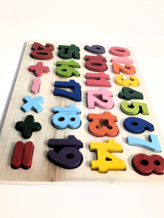 Placa de lemn  cu CIFRE [1]