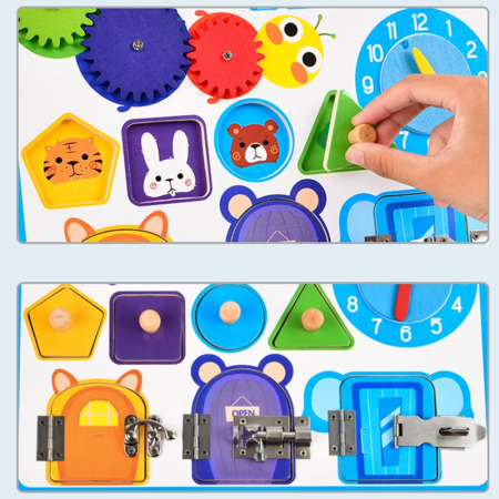 Placa senzoriala cu activitati Montessori [2]