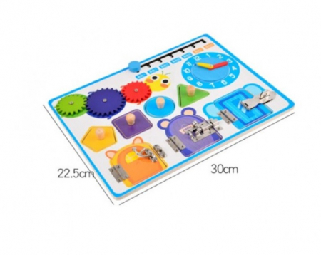 Placa senzoriala cu activitati Montessori [1]