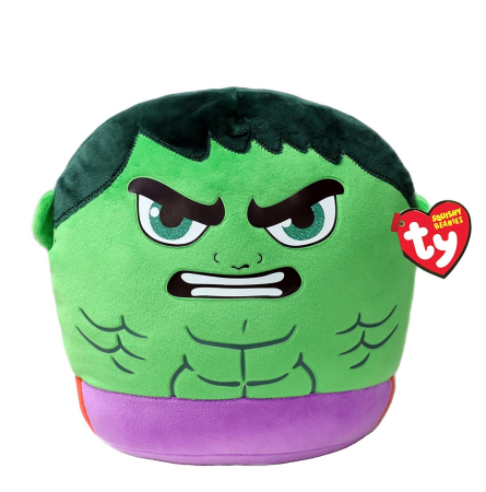 Jucării de pluș - PLUS TY SQUISHY BEANIES MARVEL HULK 30CM