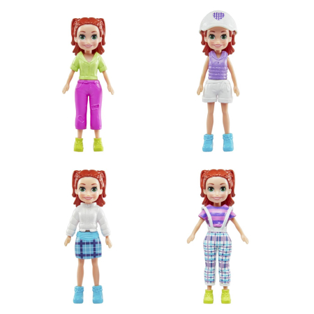 POLLY POCKET SET 2 PAPUSI SI ACCESORII 27 PIESE [4]