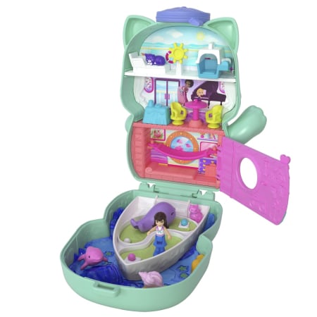 POLLY POCKET SET GENTUTA ANIMALUT PISICUTA MARINAR CU ACCESORII [11]