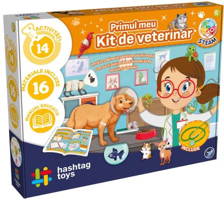 Jucarii de creatie si meserii - PRIMUL MEU KIT DE VETERINAR