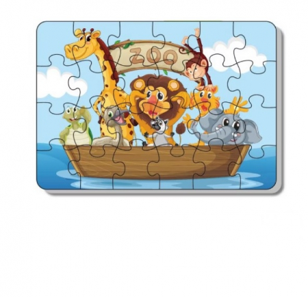 Puzzle 24 de piese Animale Zoo [1]