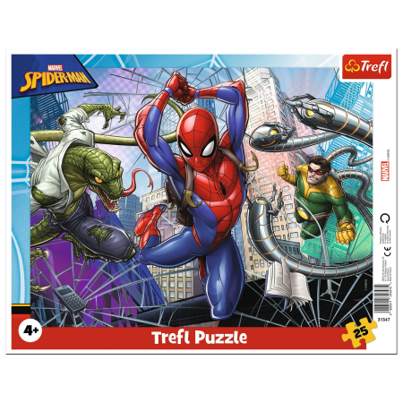 Puzzle - PUZZLE 25 PLANSA CURAJOSUL SPIDERMAN