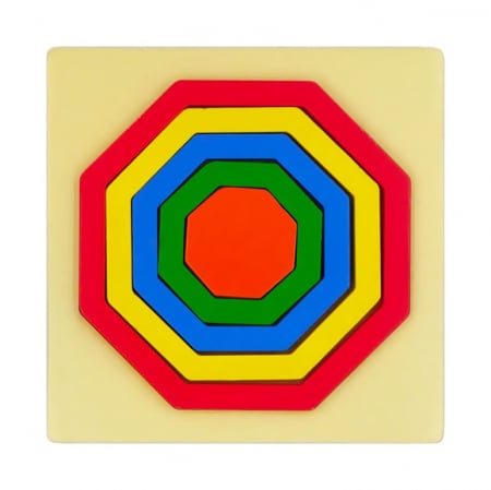 Jucării nevoi speciale - Puzzle 3D Forme geometrice OCTOGON
