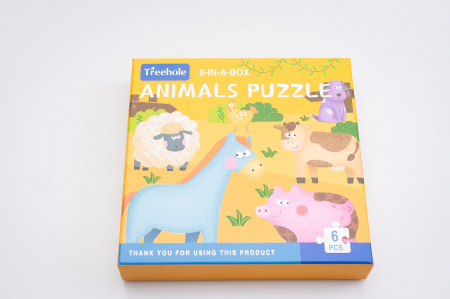 Puzzle 6-in-a-box Animale domestice [1]