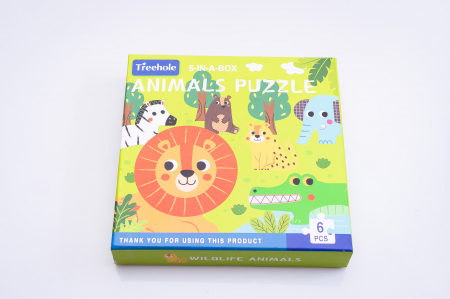 Puzzle 6-in-a-box Animale salbatice [1]