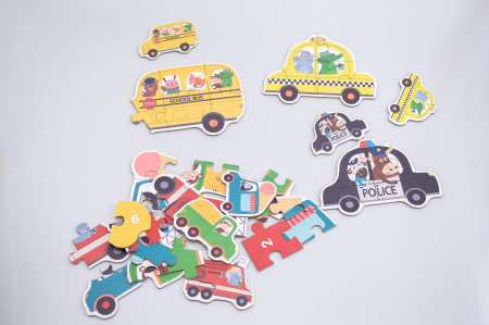 Puzzle 6-in-a-box Vehicule [2]
