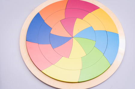 Puzzle curcubeu - joc Montessori [2]