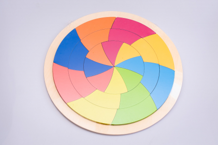 Puzzle curcubeu - joc Montessori [1]