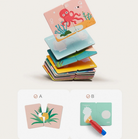 Puzzle de colorat cu apa – Babycare [2]