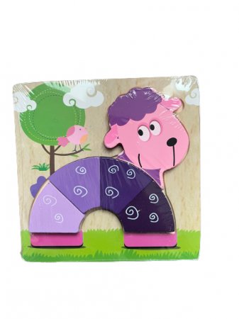 Puzzle de lemn 5-6 piese [2]