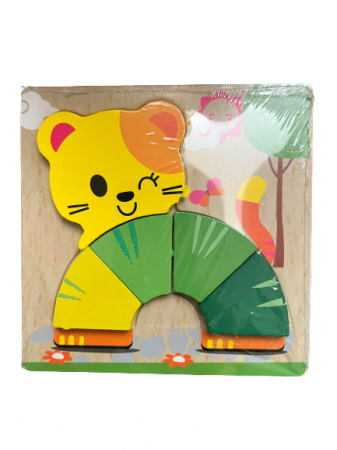 Puzzle de lemn 5-6 piese [4]