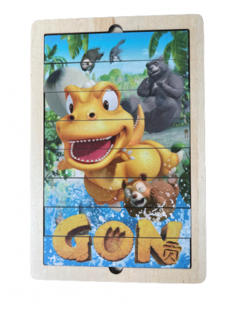 Jucării copii 2-3 ani - Puzzle de potrivire DINO GON